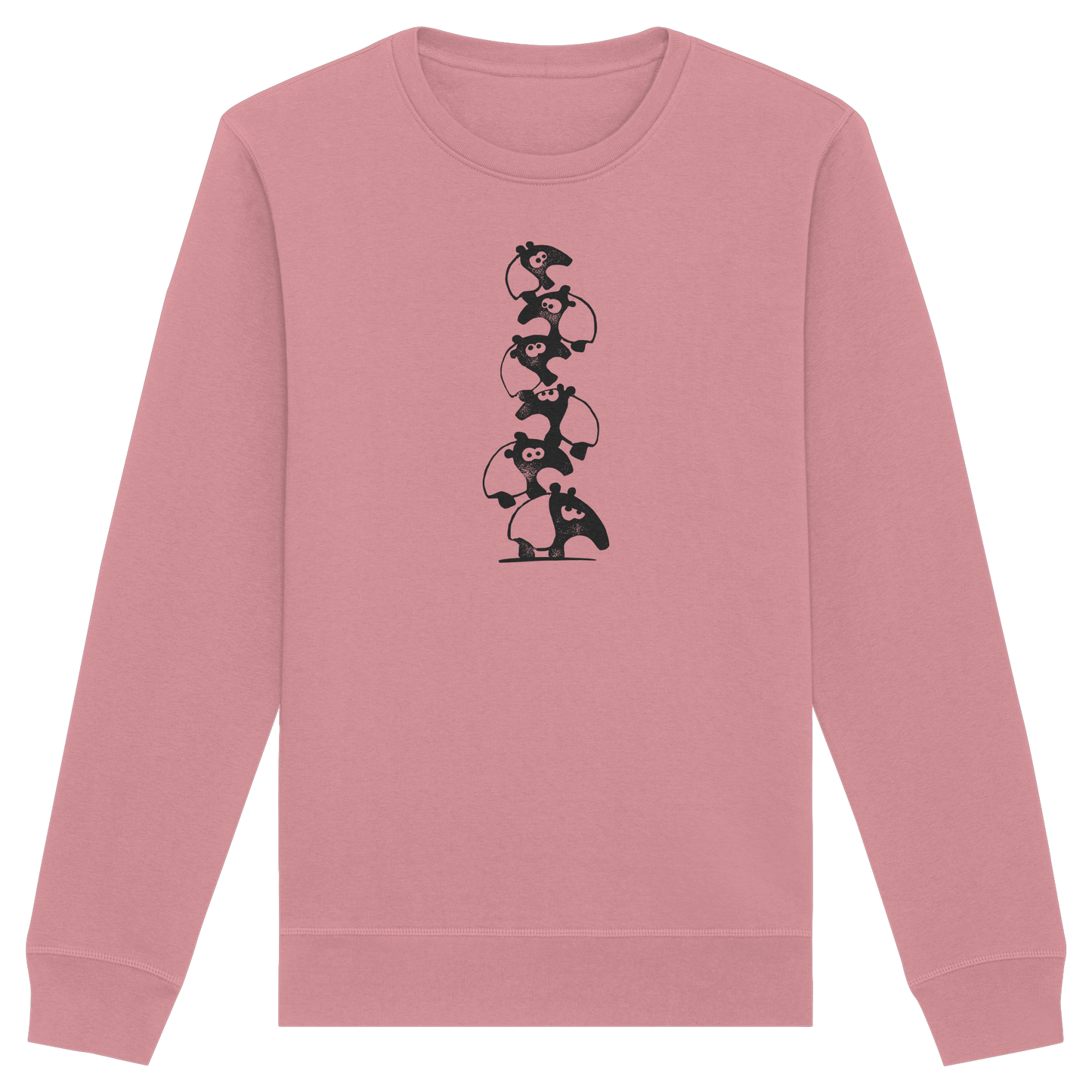 Lustiger Haufen aus Schabracken-Tapiren - Organic Basic Unisex Sweatshirt