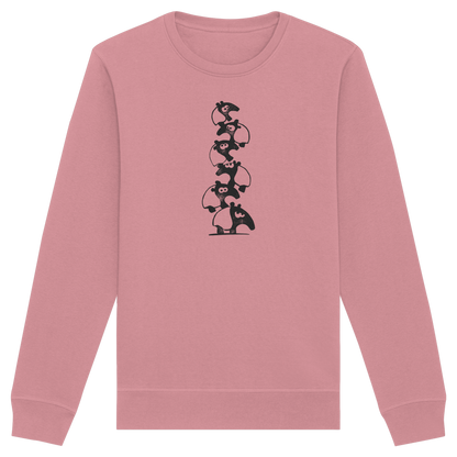 Lustiger Haufen aus Schabracken-Tapiren - Organic Basic Unisex Sweatshirt
