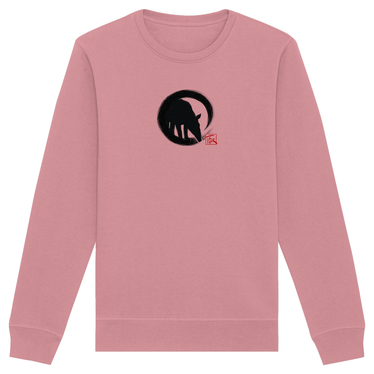 Zen Tapir im japanischen Enso Kreis - Organic Basic Unisex Sweatshirt