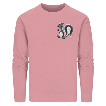 Lustig stinkiges Stinktier - Organic Basic Unisex Sweatshirt