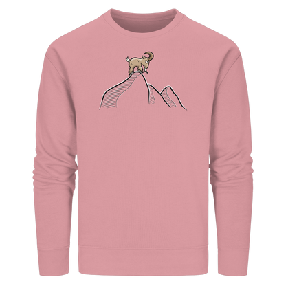 Ziegenbock in den Bergen - Organic Basic Unisex Sweatshirt