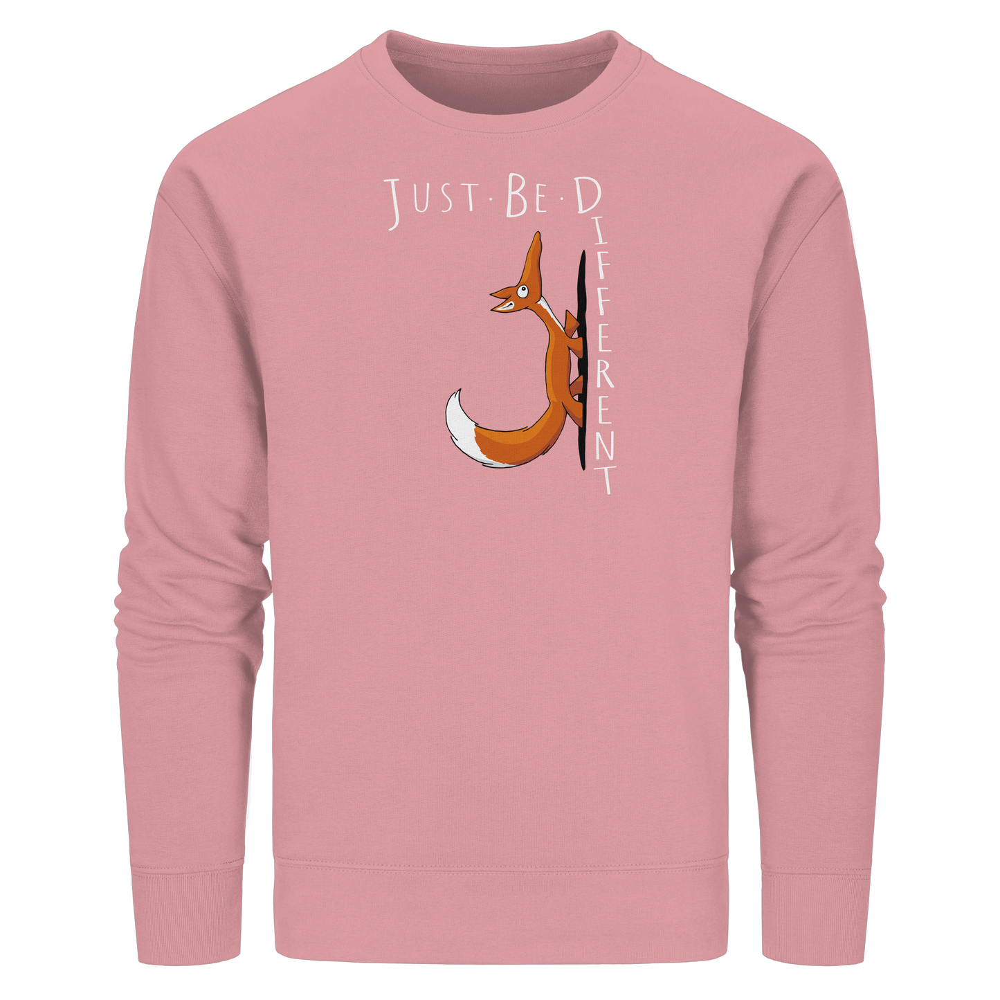 Just Be Different | Sei Anders, kleiner Fuchs - Organic Basic Unisex Sweatshirt