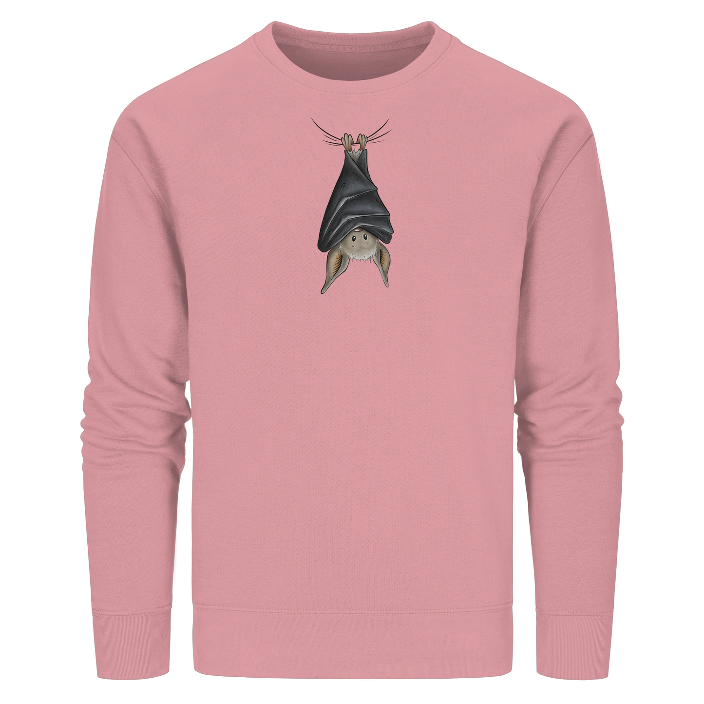 Lustig chillende Fledermaus - Organic Basic Unisex Sweatshirt