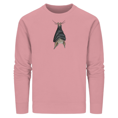 Lustig chillende Fledermaus - Organic Basic Unisex Sweatshirt