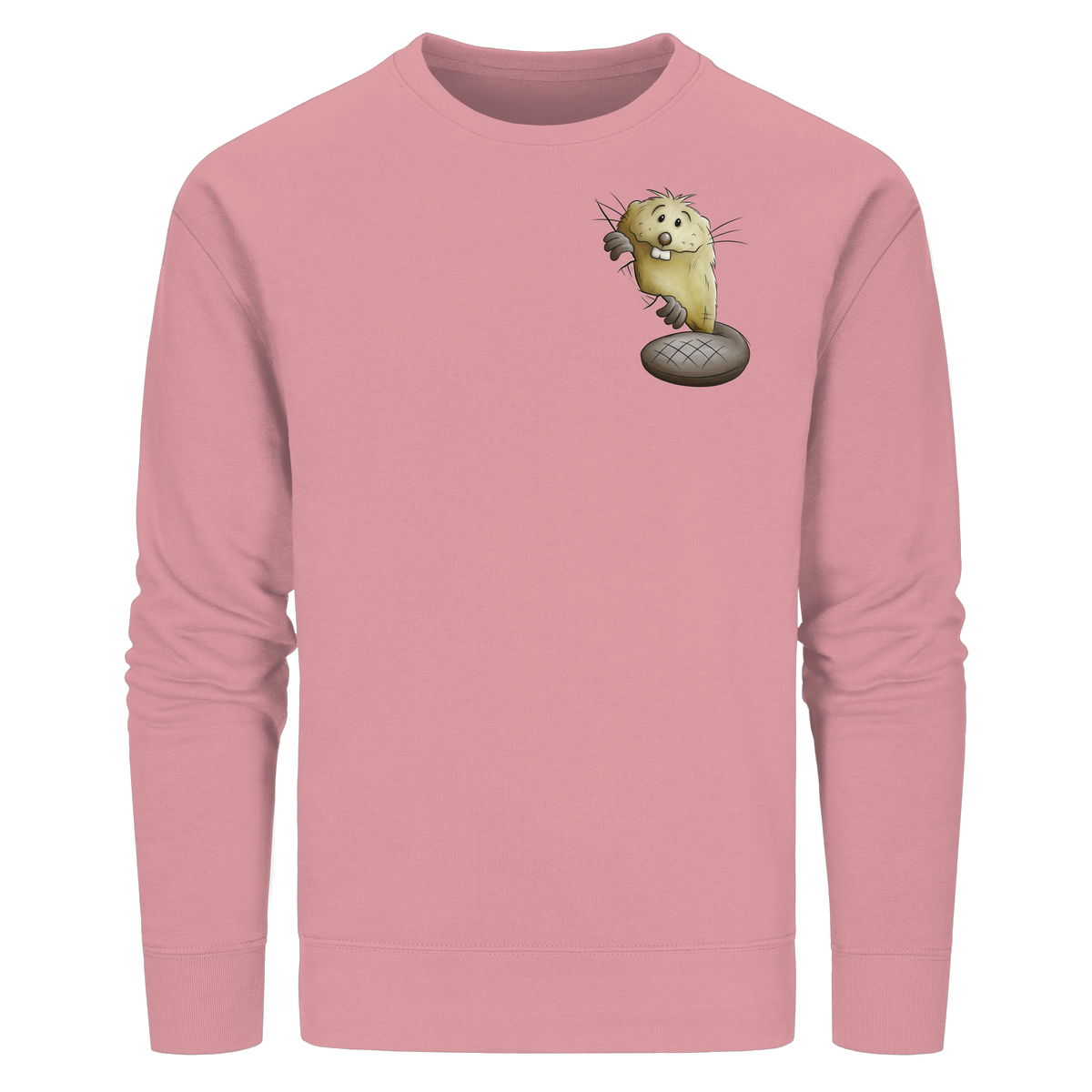 Lustiger frecher Biber - Organic Basic Unisex Sweatshirt