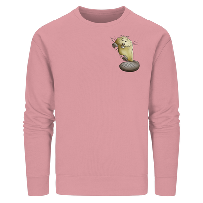 Lustiger frecher Biber - Organic Basic Unisex Sweatshirt
