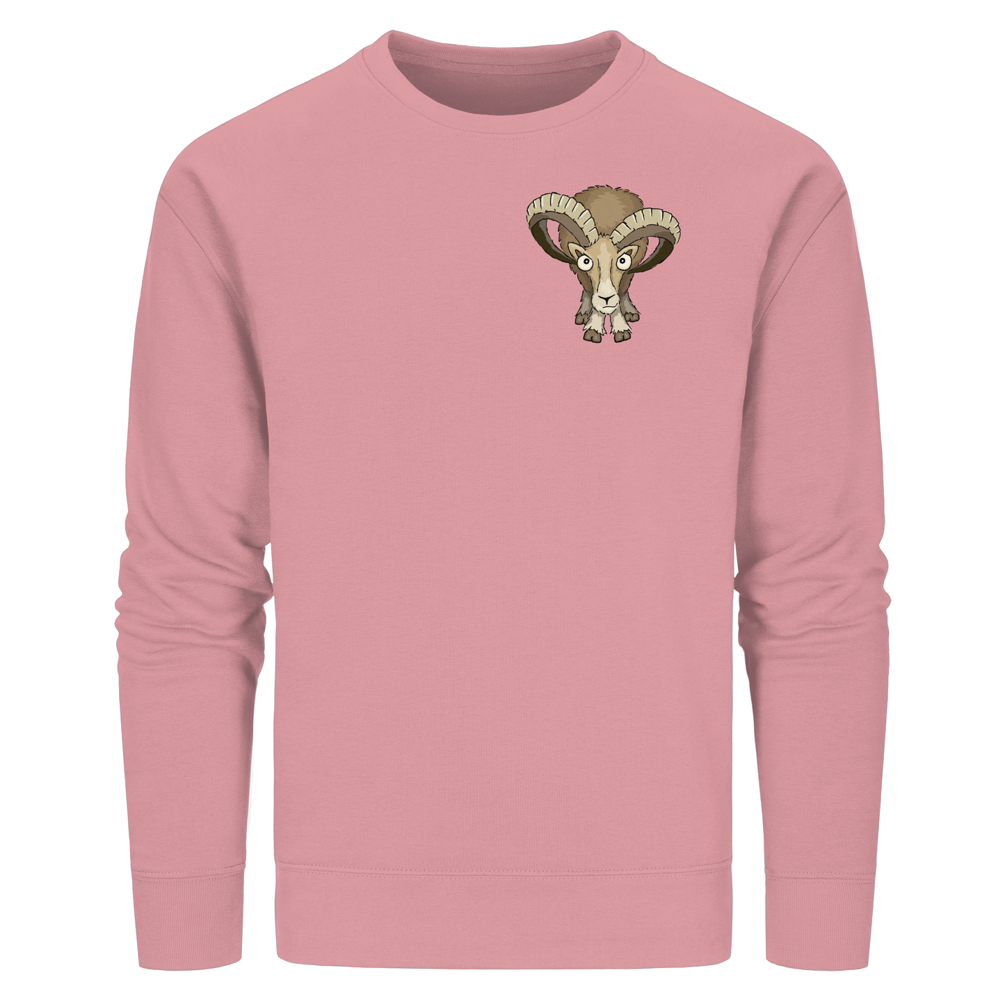 Bockiges Mufflon Widder Schafbock - Organic Basic Unisex Sweatshirt
