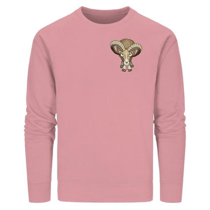 Bockiges Mufflon Widder Schafbock - Organic Basic Unisex Sweatshirt