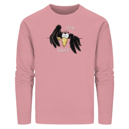 Joa Läuft Krähe gechillter Rabe - Organic Basic Unisex Sweatshirt
