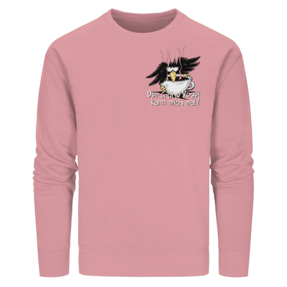 Der frühe Vogel kann mich mal | Kaffee Rabe - Organic Basic Unisex Sweatshirt