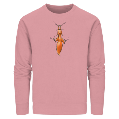 Rotes Eichhörnchen hängt ab - Organic Basic Unisex Sweatshirt