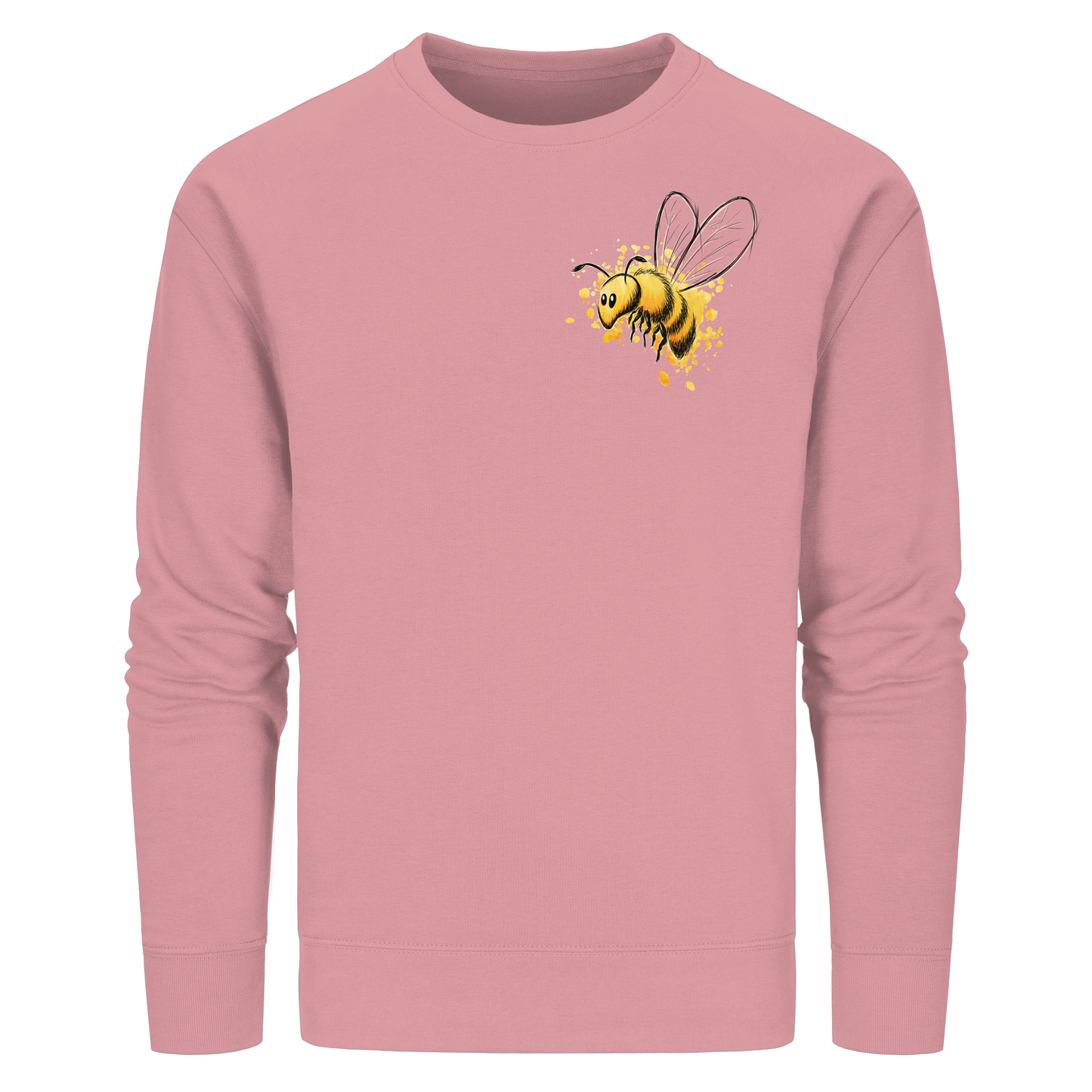 Lässige kleine Honig-Biene - Organic Basic Unisex Sweatshirt
