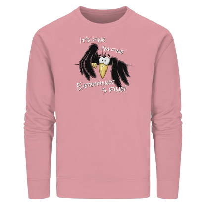 I’m Fine Rabe | Alles Gut Krähe - Organic Basic Unisex Sweatshirt