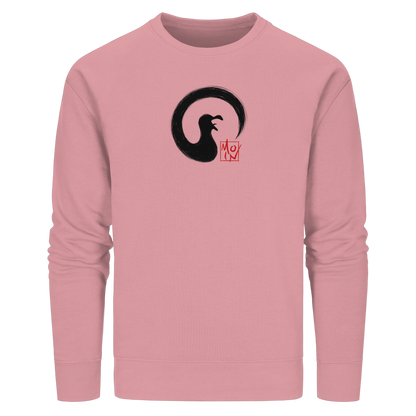 Moin kreischende japanische Enso Möwe - Organic Basic Unisex Sweatshirt