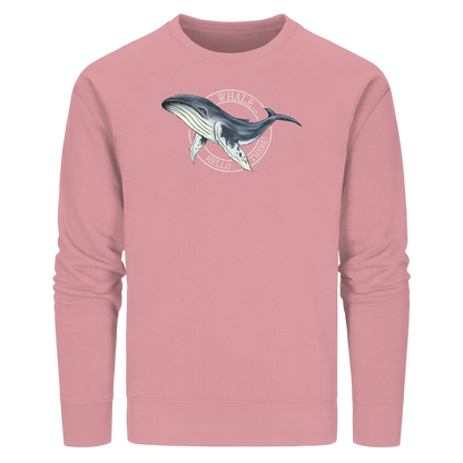 Whale, Hello There | Buckelwal - Organic Basic Unisex Sweatshirt