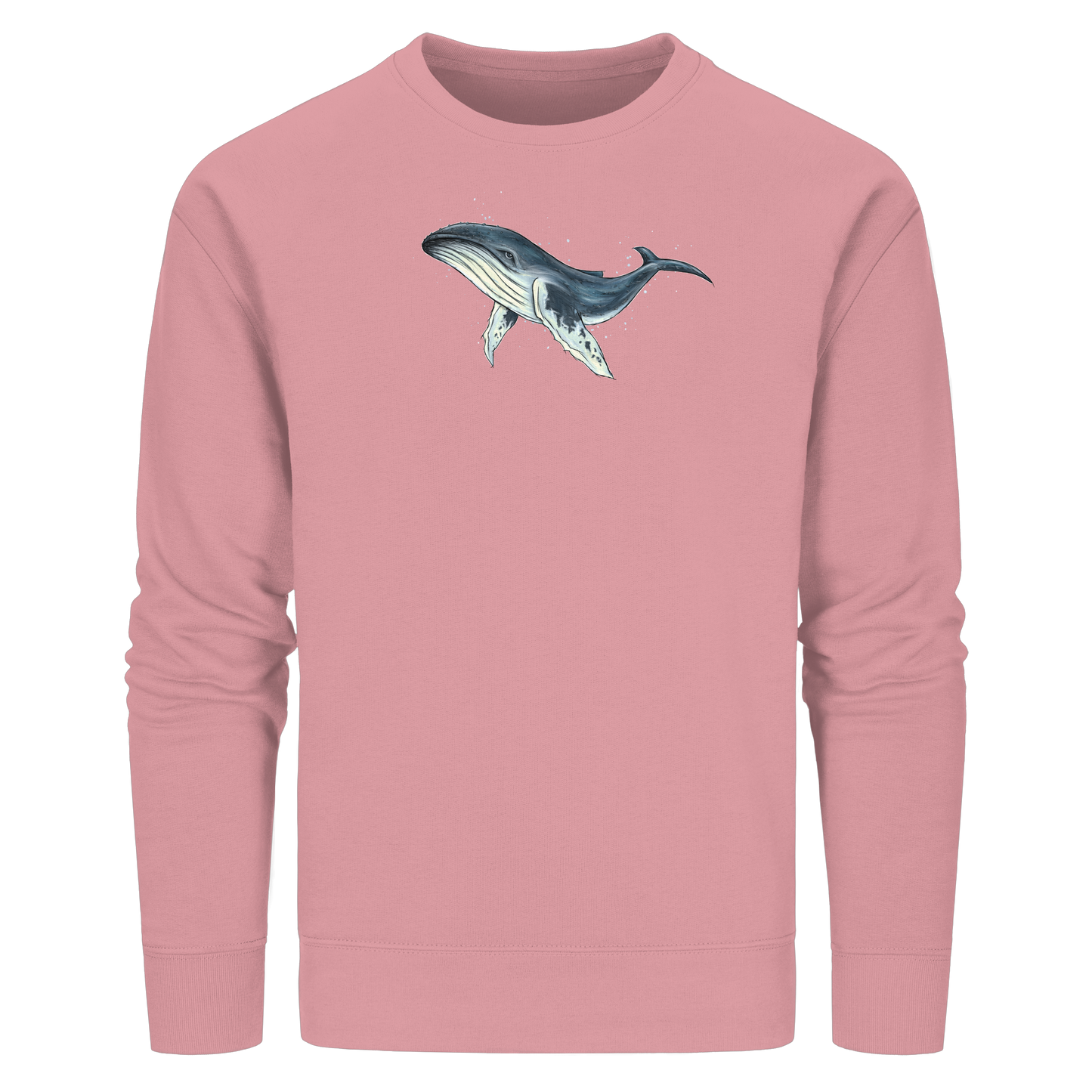 Tiefsee Ozean-Riese Buckelwal - Organic Basic Unisex Sweatshirt