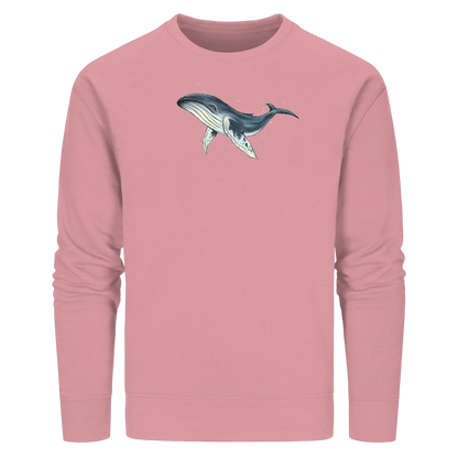 Tiefsee Ozean-Riese Buckelwal - Organic Basic Unisex Sweatshirt