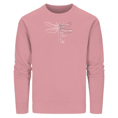 Breite die Flügel aus und flieg los | Libelle - Organic Basic Unisex Sweatshirt