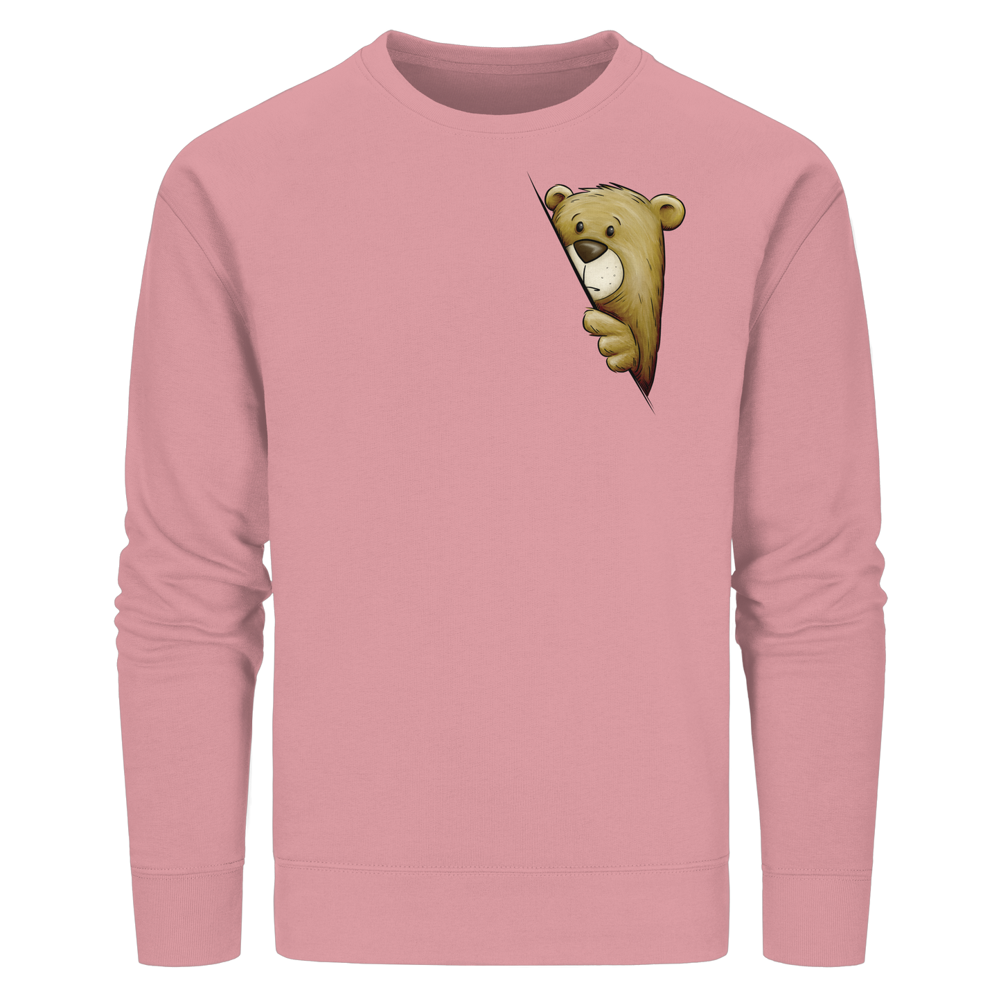 Funky Bär Illustration - Organic Basic Unisex Sweatshirt