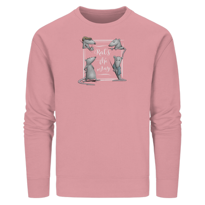 Rat’s The Way Kaffeehaus Ratten - Organic Basic Unisex Sweatshirt
