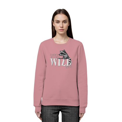 Bisschen wild heute! Waschbär - Organic Basic Unisex Sweatshirt