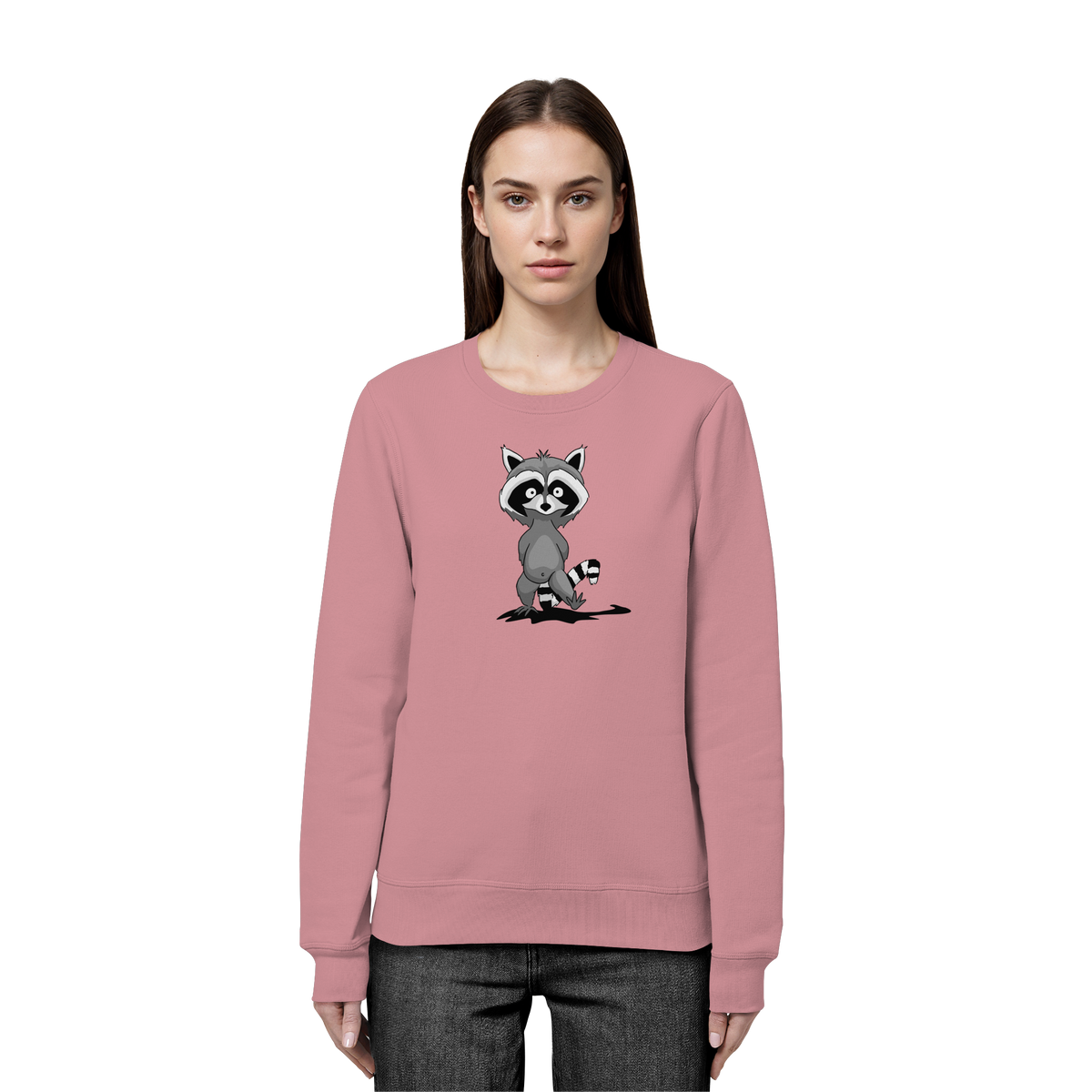 Frecher kleiner Waschbär - Organic Basic Unisex Sweatshirt