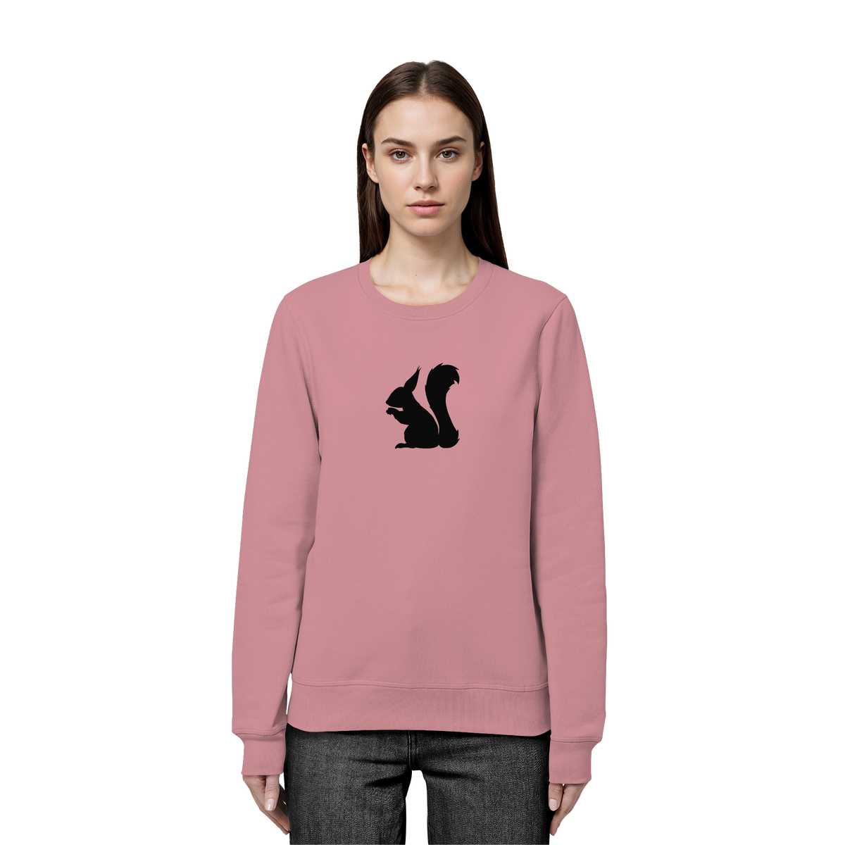 Eichhörnchen Silhouette - Organic Basic Unisex Sweatshirt