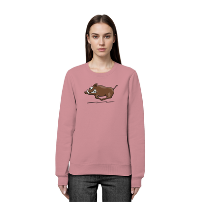 sauwildes Wildschwein | Wildsau  - Organic Basic Unisex Sweatshirt