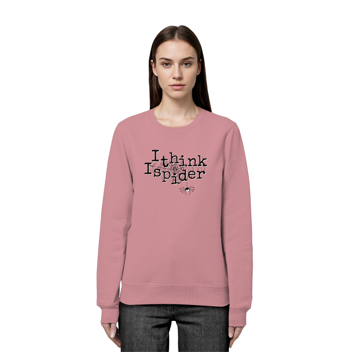 I think I spider - Spinne - Organic Basic Unisex Sweatshirt