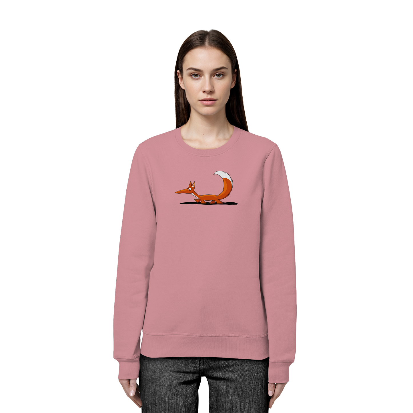 Lässiger cooler Fuchs | Mr. Fox, der Schleicher - Organic Basic Unisex Sweatshirt
