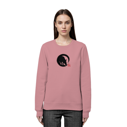 Zen Tapir im japanischen Enso Kreis - Organic Basic Unisex Sweatshirt