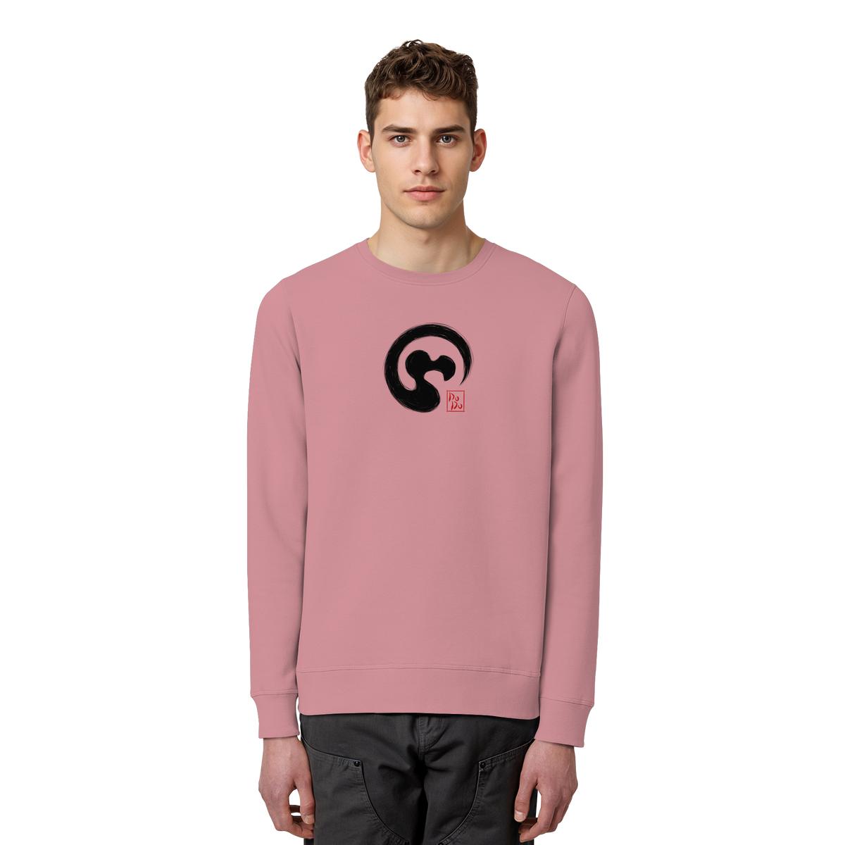 Zen Dodo im japanischen Enso Kreis - Organic Basic Unisex Sweatshirt