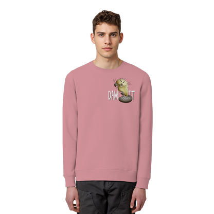 Dam It Verdammt Lustiger Biber - Organic Basic Unisex Sweatshirt