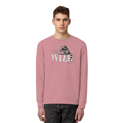 Bisschen wild heute! Waschbär - Organic Basic Unisex Sweatshirt