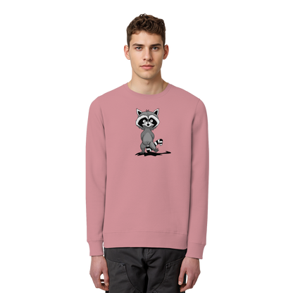 Frecher kleiner Waschbär - Organic Basic Unisex Sweatshirt