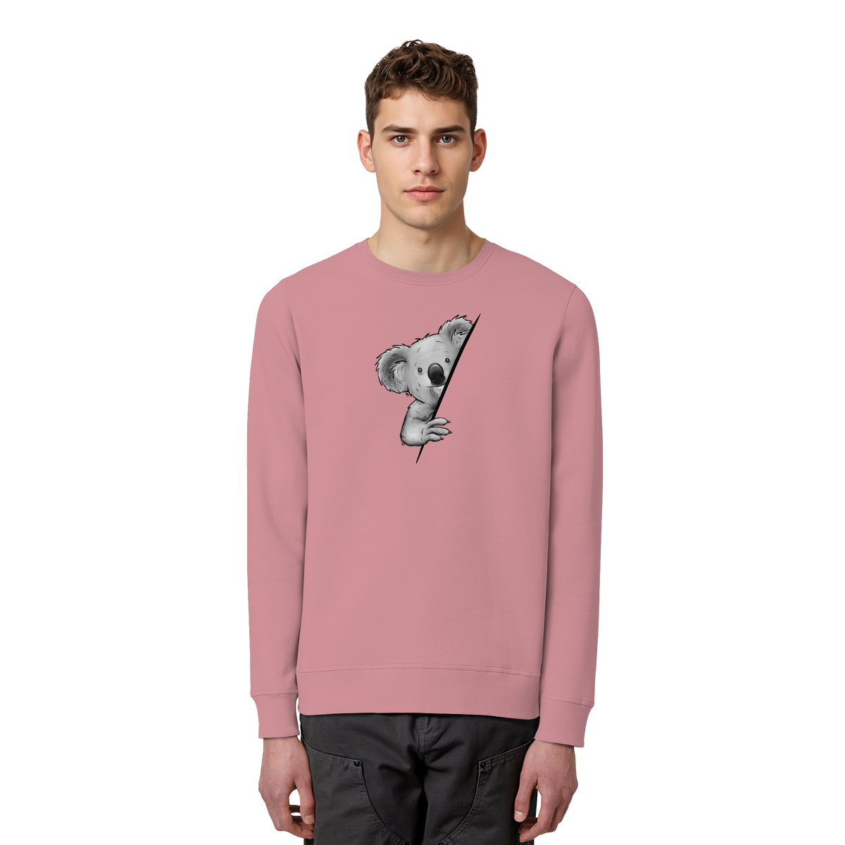 Koala Bär Illustration - Organic Basic Unisex Sweatshirt