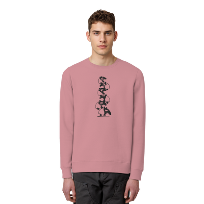 Lustiger Haufen aus Schabracken-Tapiren - Organic Basic Unisex Sweatshirt