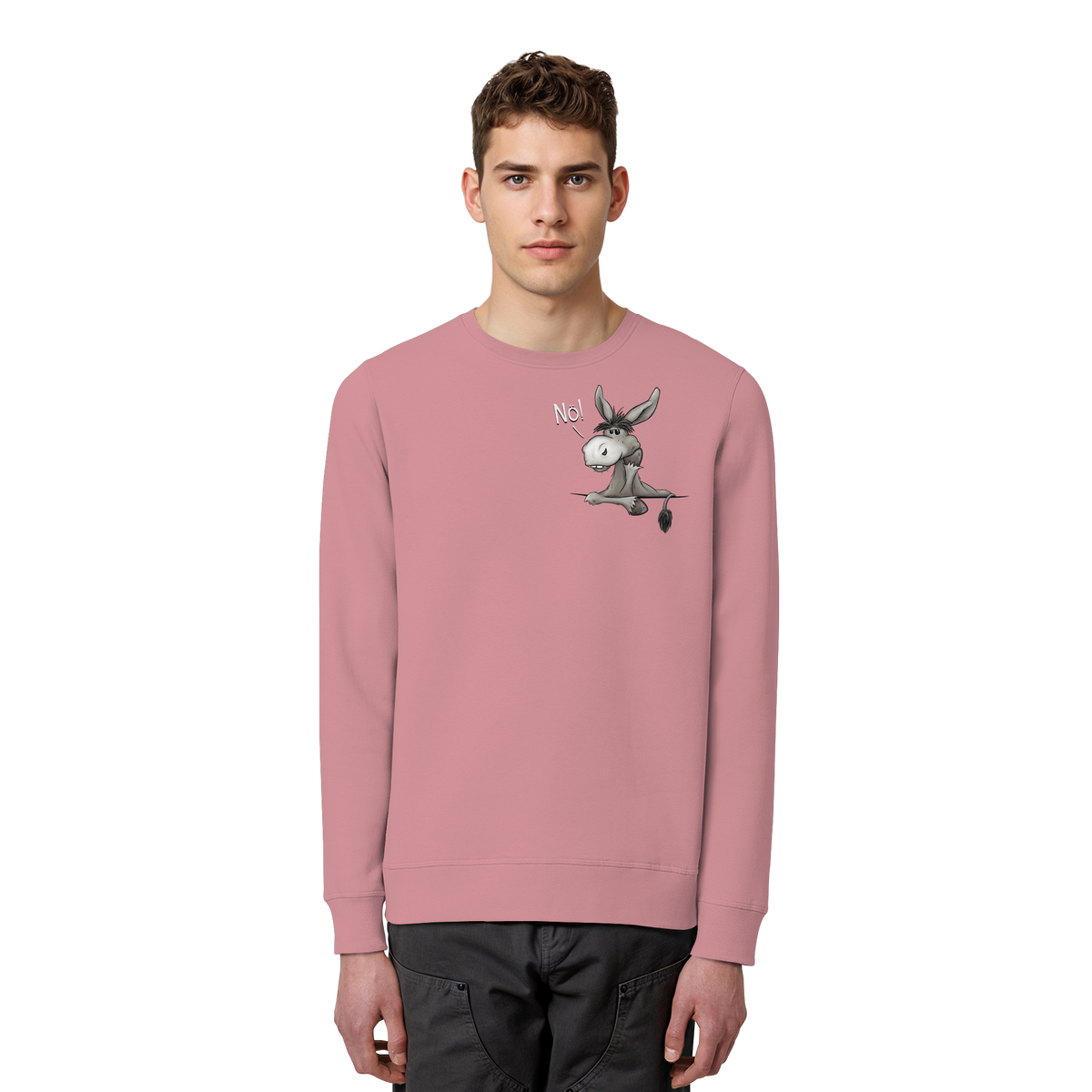 Nö! Störrischer Esel - Organic Basic Unisex Sweatshirt