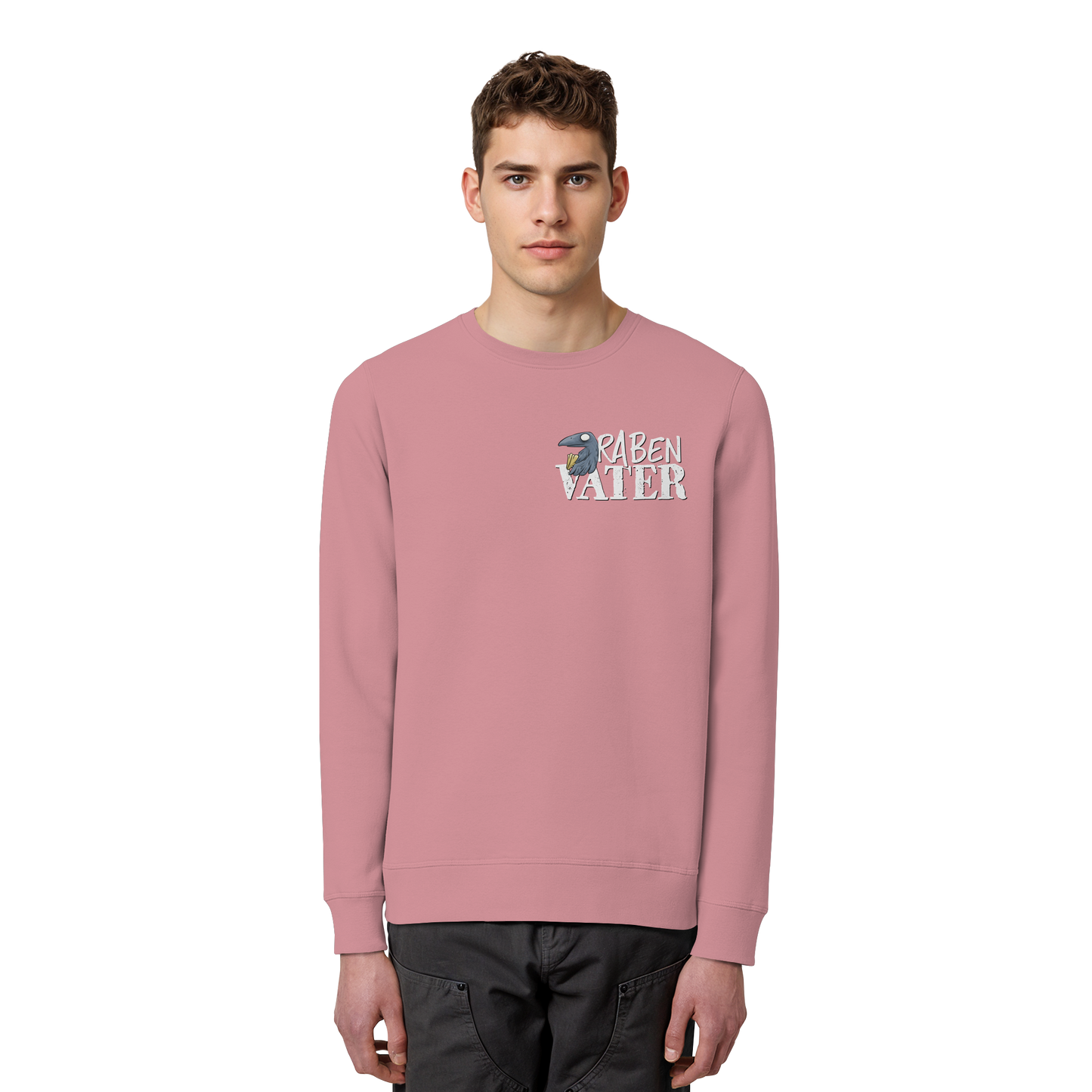 Rabenvater Krähenpapa - Organic Basic Unisex Sweatshirt