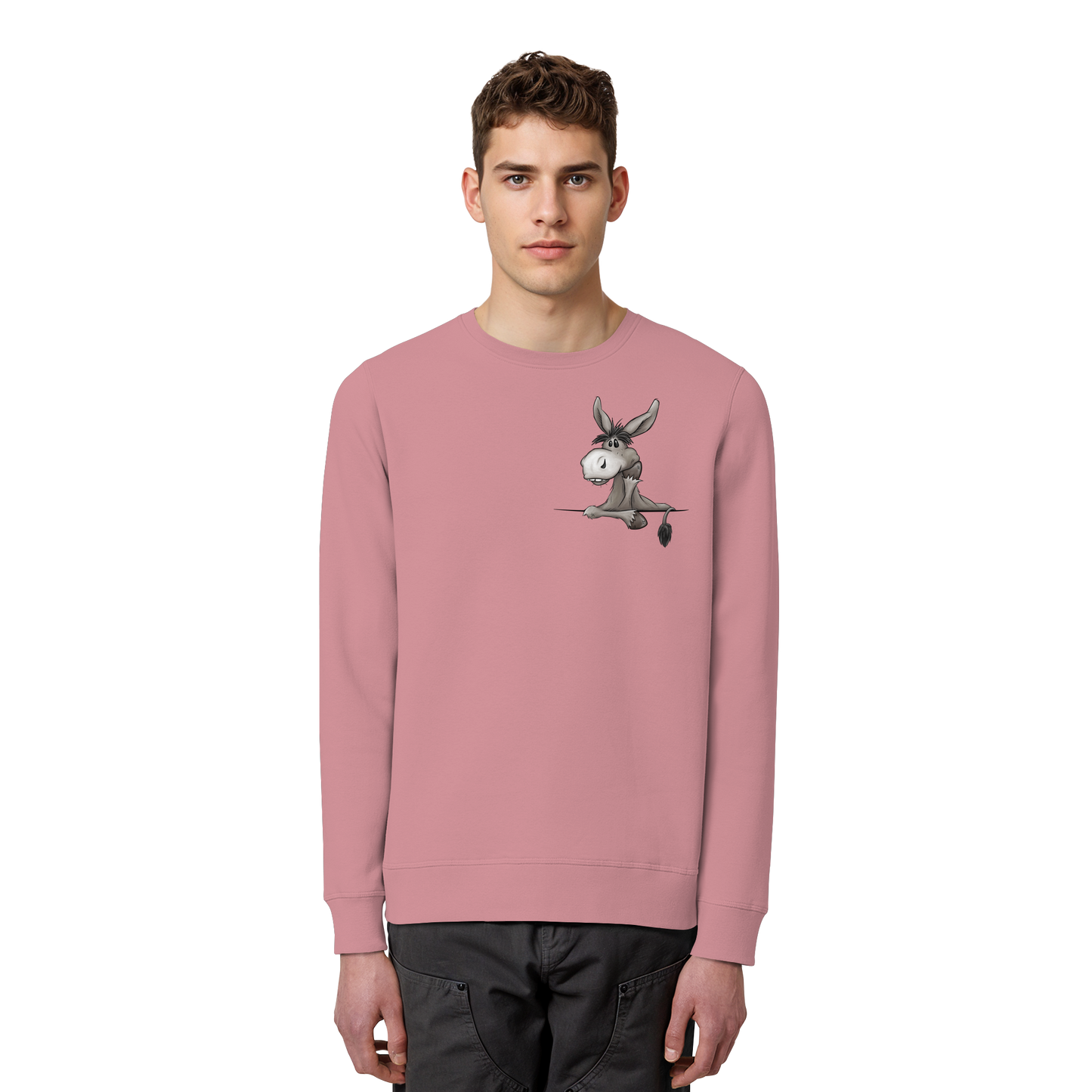 Lustiger lässiger Esel - Organic Basic Unisex Sweatshirt
