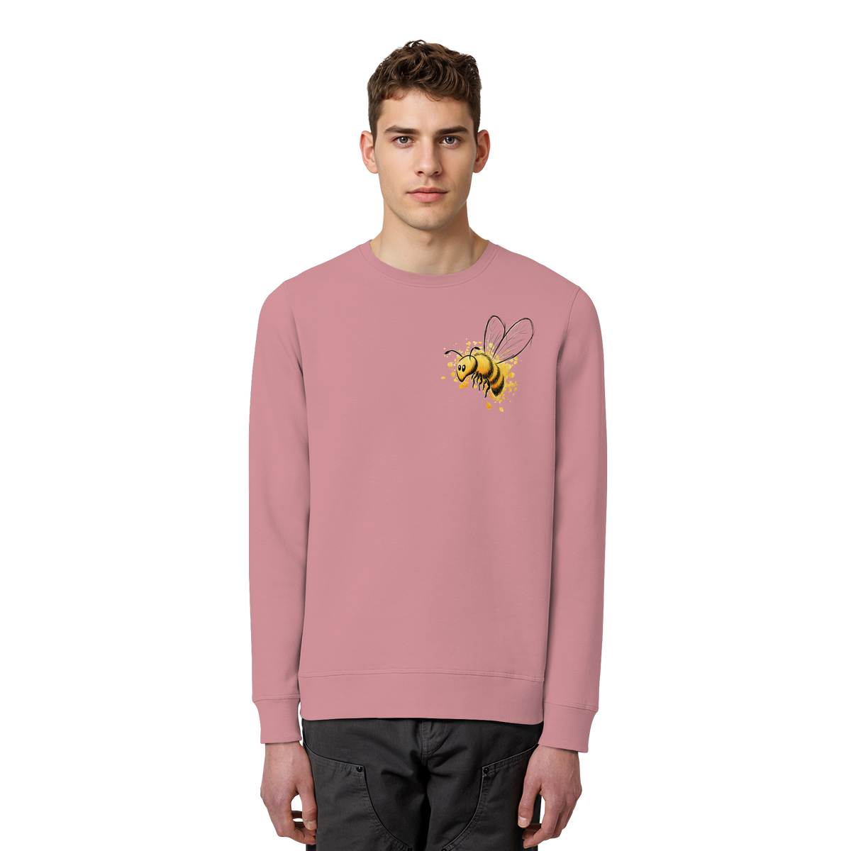 Lässige kleine Honig-Biene - Organic Basic Unisex Sweatshirt