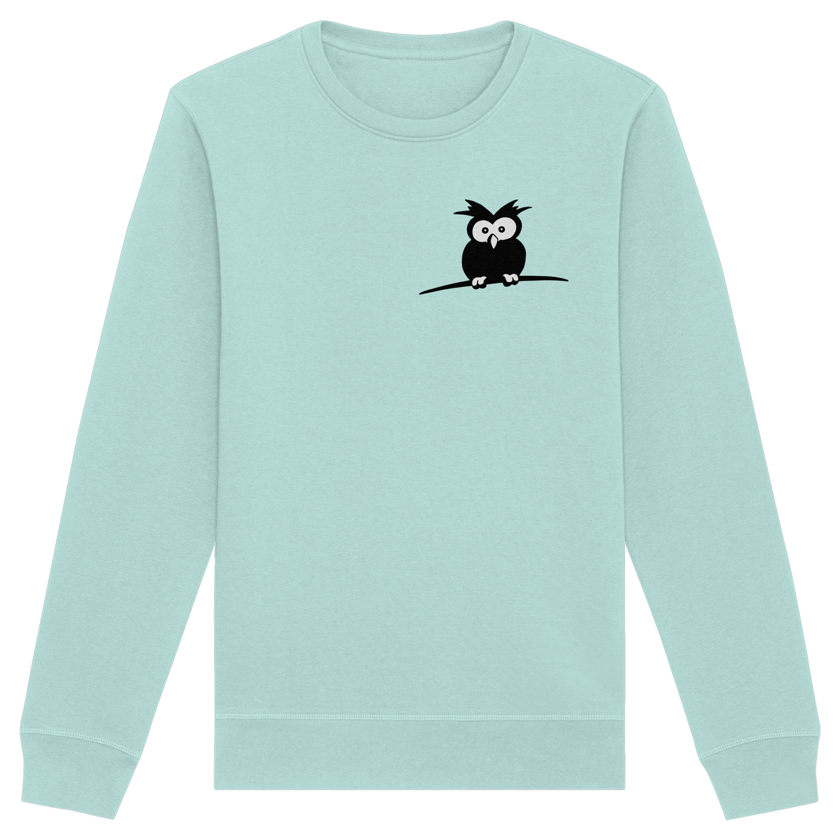 Kleine struppige Eule - Organic Basic Unisex Sweatshirt