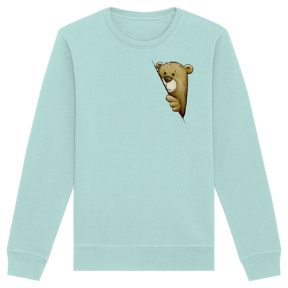 Funky Bär Illustration - Organic Basic Unisex Sweatshirt