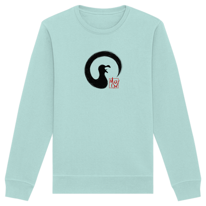 Moin kreischende japanische Enso Möwe - Organic Basic Unisex Sweatshirt