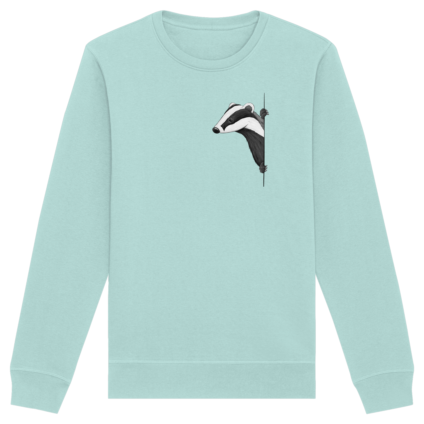 Lässiger Dachs Meister Grimbart - Organic Basic Unisex Sweatshirt