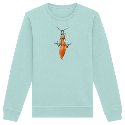 Rotes Eichhörnchen hängt ab - Organic Basic Unisex Sweatshirt