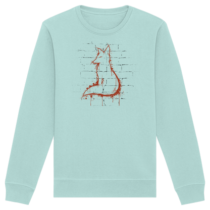 Street Art Fuchs Silhouette - Organic Basic Unisex Sweatshirt