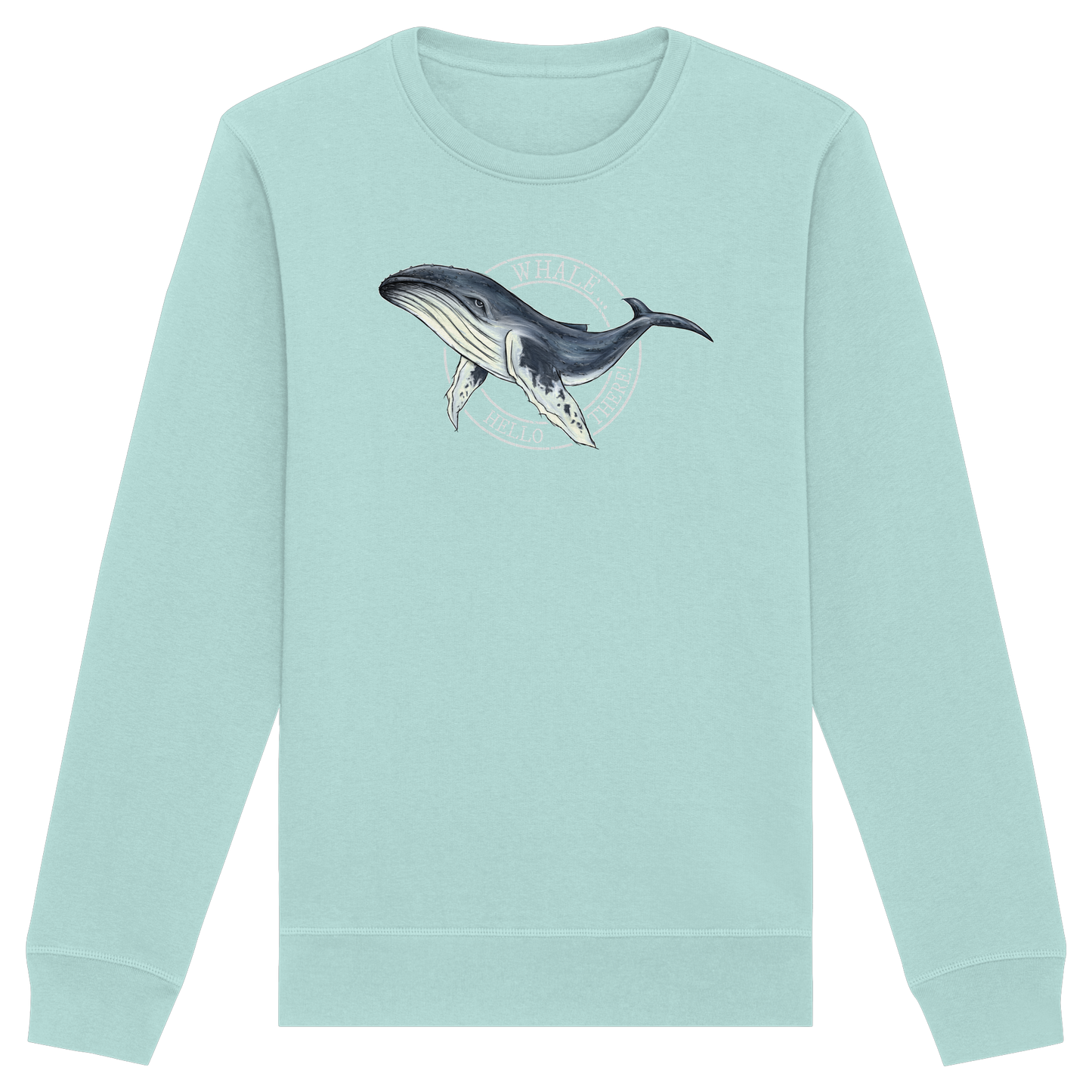Whale, Hello There | Buckelwal - Organic Basic Unisex Sweatshirt