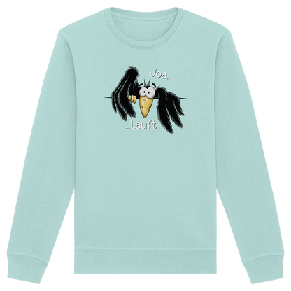 Joa Läuft Krähe gechillter Rabe - Organic Basic Unisex Sweatshirt