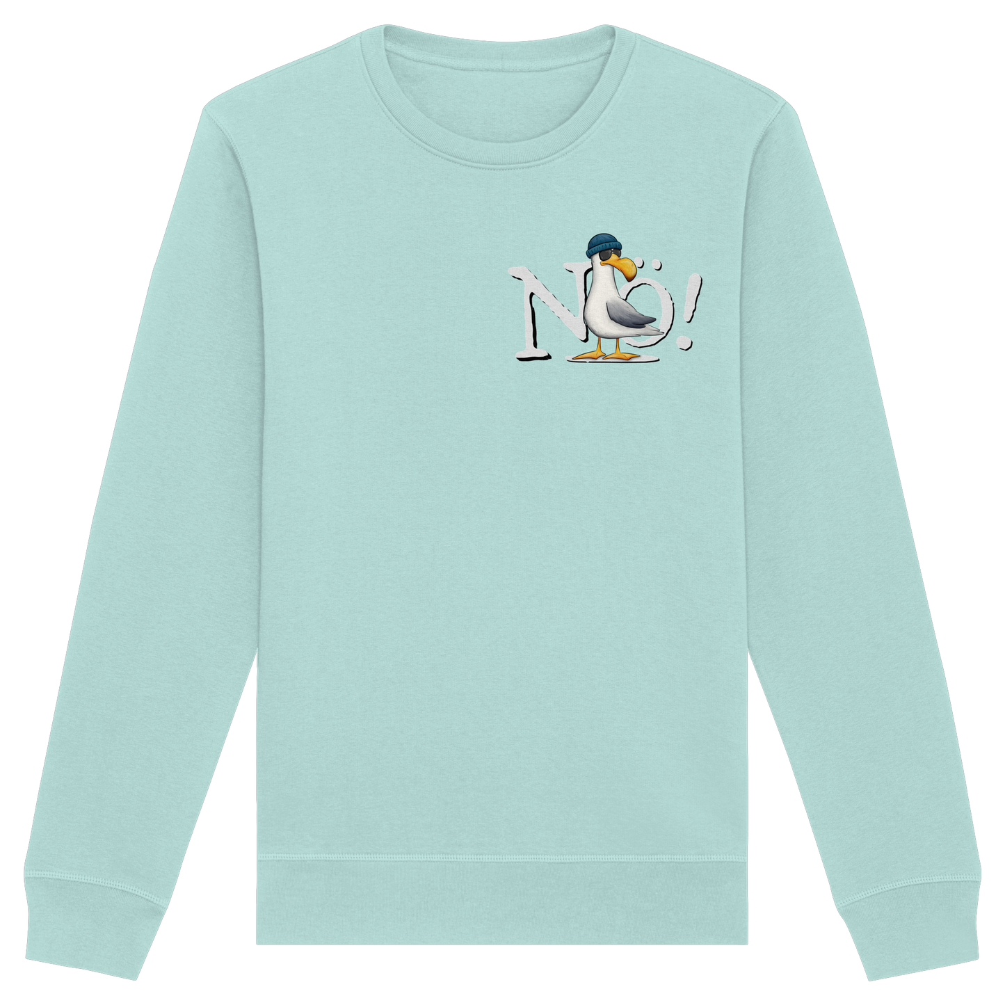 Nö Kein Bock Möwe - Organic Basic Unisex Sweatshirt